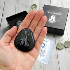 Valentine's Day penguin keepsake Faythory image