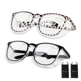 Feaglo safety glasses goggles black pair front view