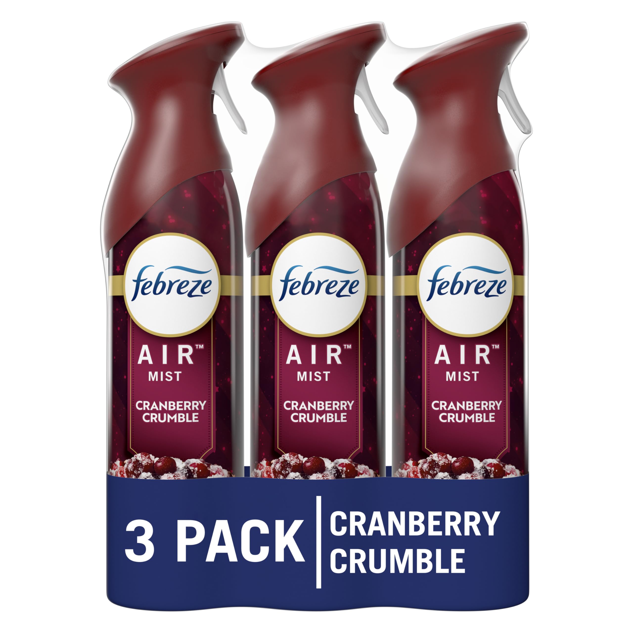 Febreze air freshener spray Cranberry Crumble 8.8oz 3 count