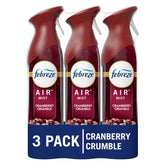 Febreze air freshener spray Cranberry Crumble 8.8oz 3 count