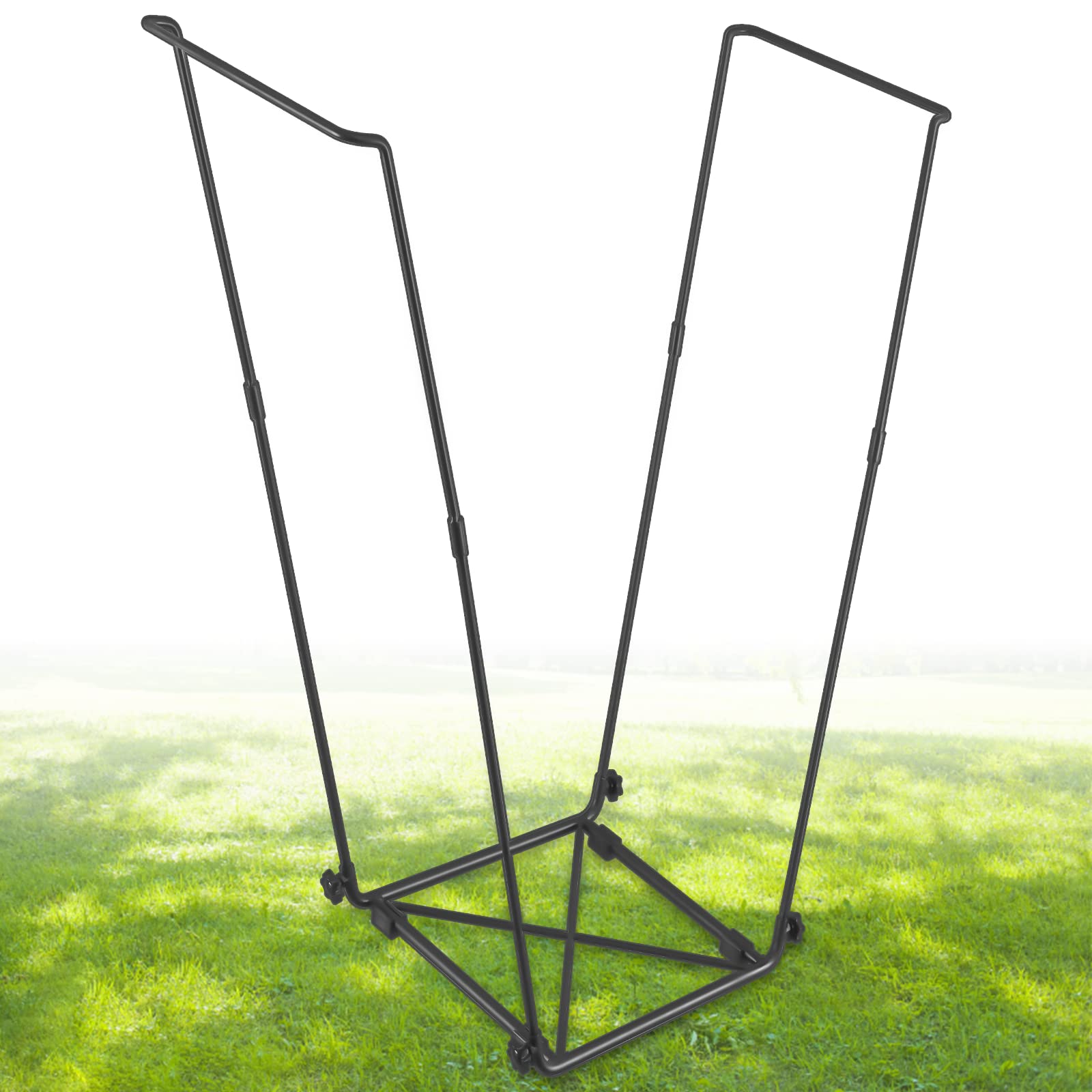 FEED GARDEN Trash Bag Holder frame for 30-45 gallon bags outdoors