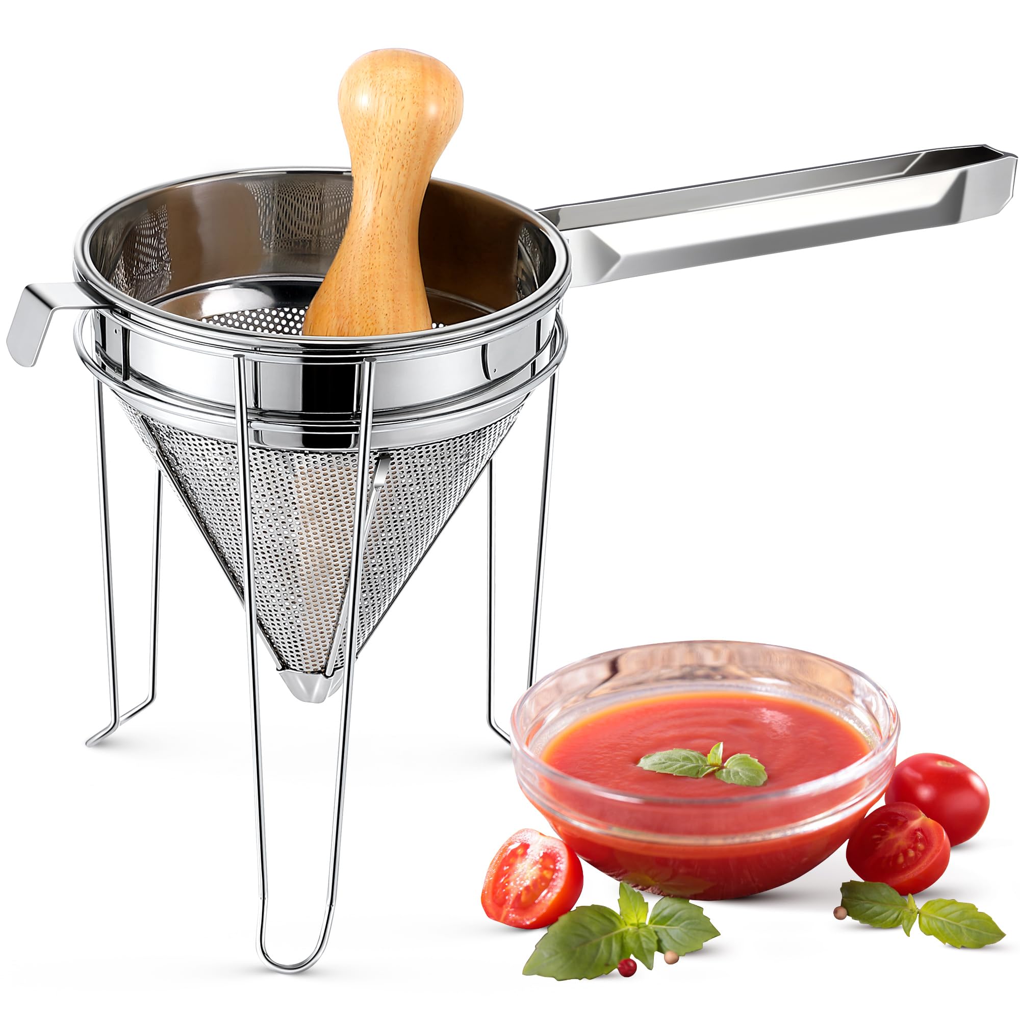 Feekoon stainless steel chinois strainer