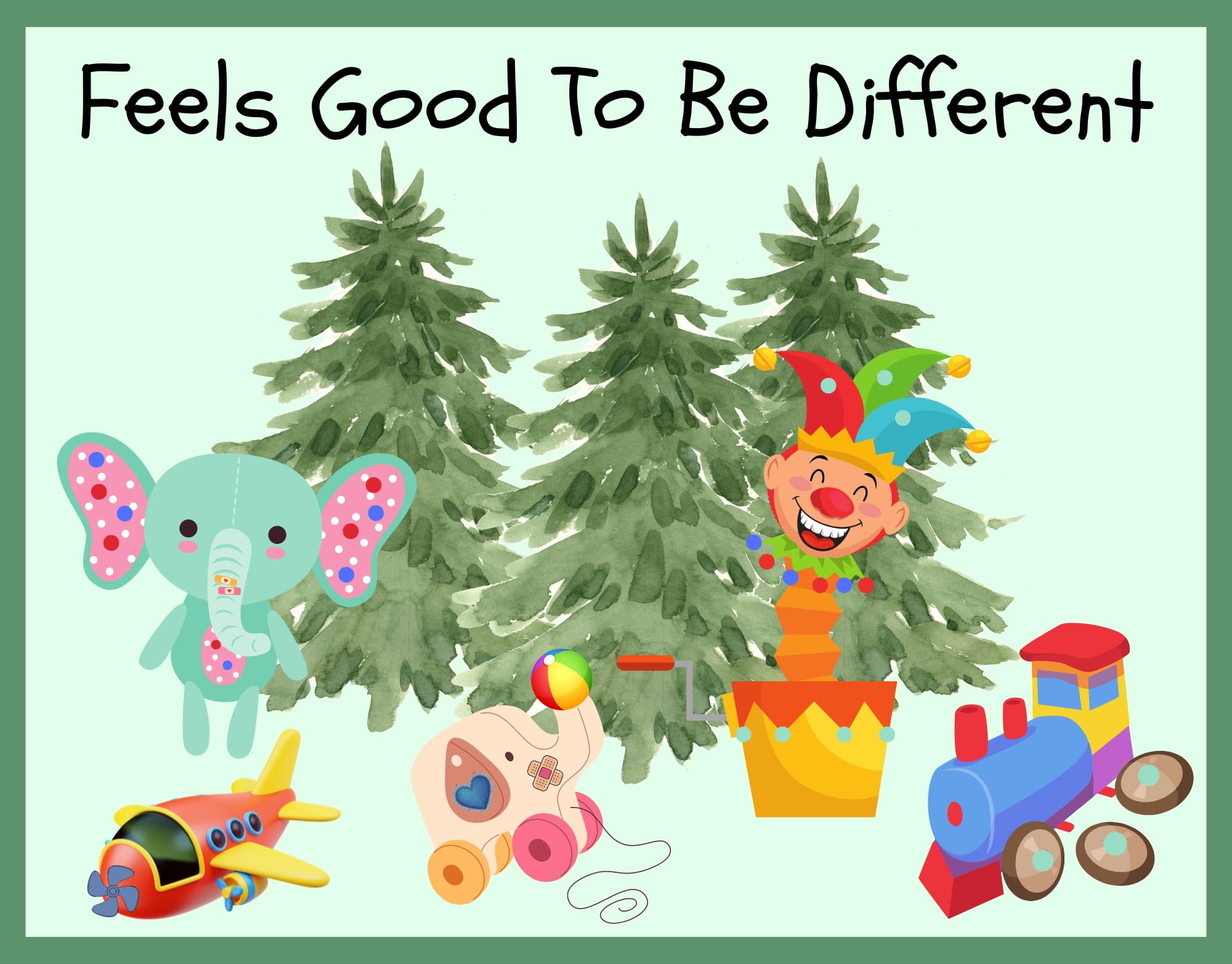 Feels Good To Be Different Christmas door sign 9x7 inches aluminum indoor outdoor