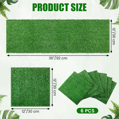 Ferrochef artificial grass squares 12x12 inches each