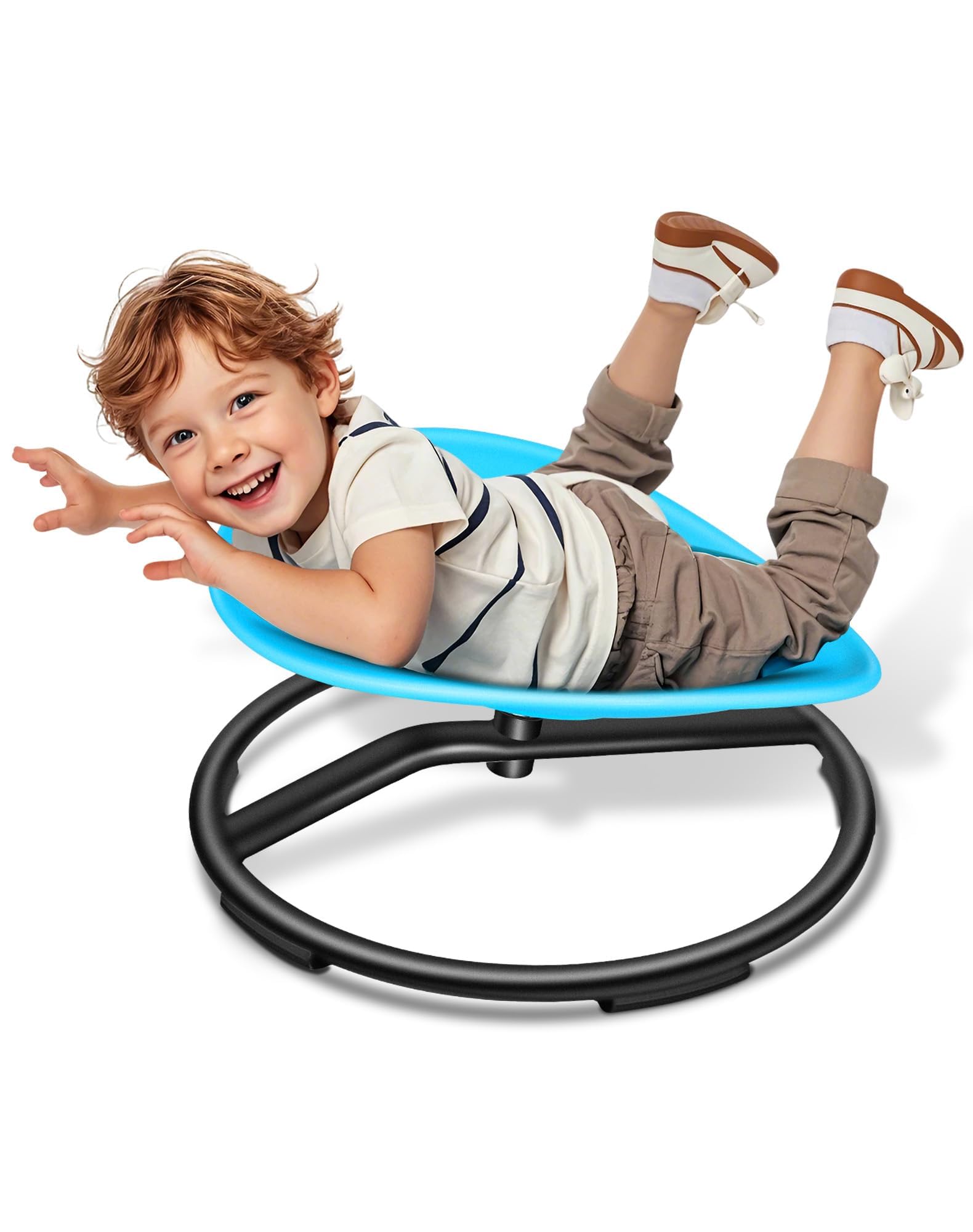 FERUERW spinning chair for autistic kids blue finish