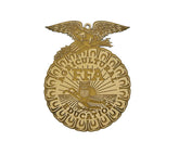 FFA Agricultural Education wooden Christmas ornament with official emblem