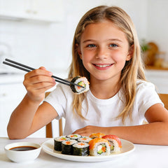 Non-slip fiberglass chopsticks design for sushi ramen