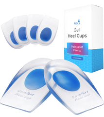 Figly Gel Heel Cups product image front view