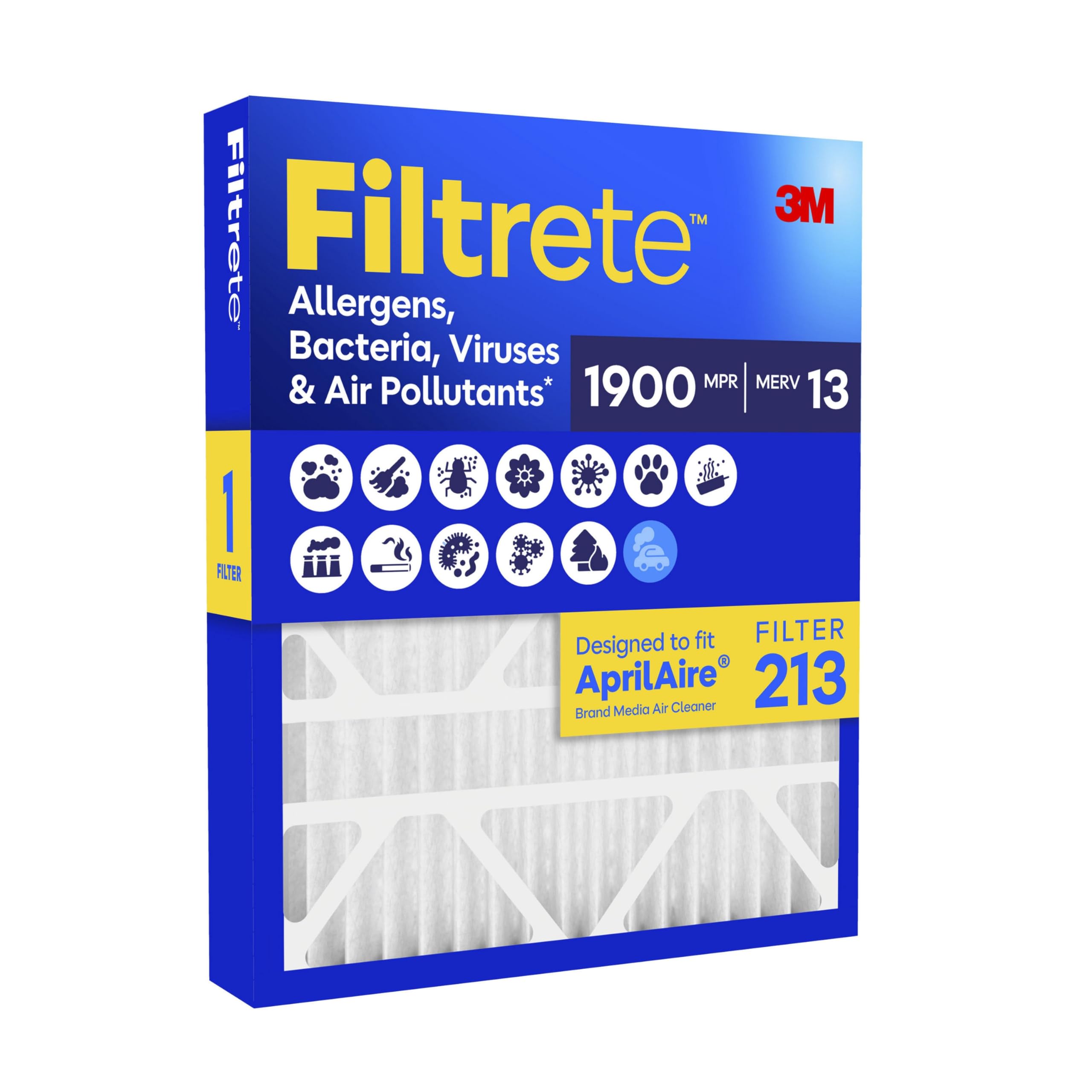 Filtrete 213 air filter replacement 20x25x4 in fits APRILAIRE units