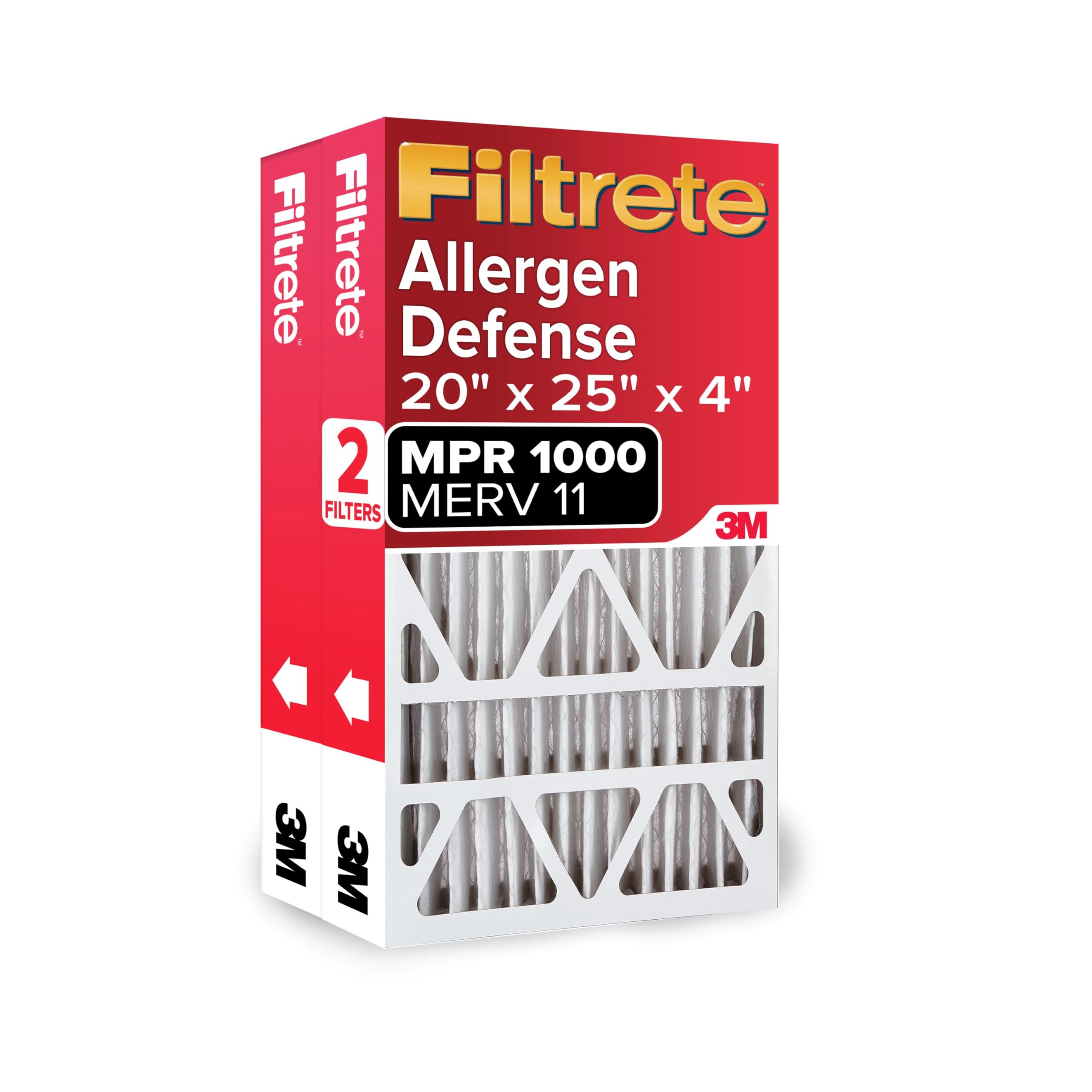 Filtrete air filter 20x25x4 MERV 11