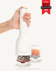 FinaMill battery-operated spice mill with Everyday pod and Pepper pod