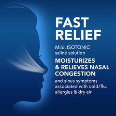 Fine mist saline nasal spray packaging