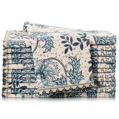 FingerCraft multicolor floral printed 20x20 inch napkins