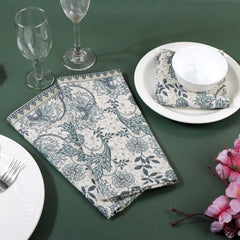 Cotton linen blend napkins durable colorfast and soft