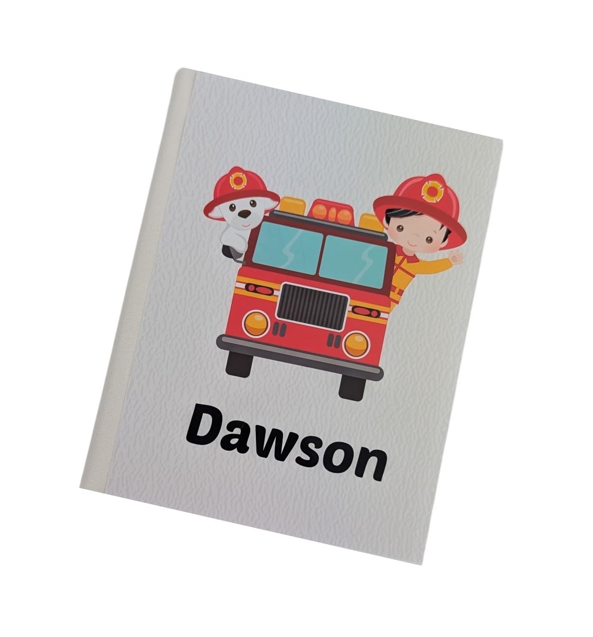 Fire Truck Photo Album with personalized name