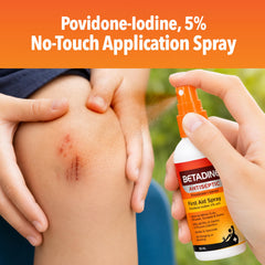 Wound care antiseptic spray for minor cuts and scrapes