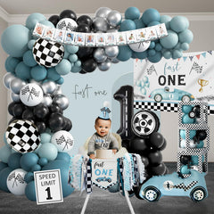 Wooden cake topper for first birthday celebration
