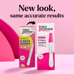 First Response Early Result Pregnancy Tests box back 2 Count
