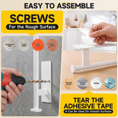 Space saving wall mount suitable for kitchen and bathroom