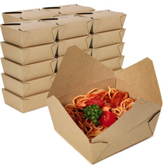 Fit Meal Prep 50 Pack 48 oz takeout container kraft box