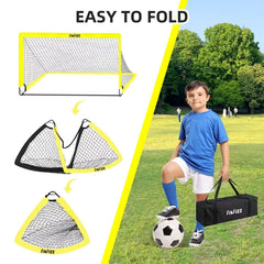 Pop-up soccer net by FITFIZZ