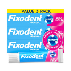 Fixodent Complete Denture Adhesive Cream Original 2.4 oz packaging may vary