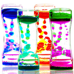 FKYTION Liquid Motion Bubbler Timer product image with colorful droplets