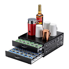 FlagShip K Cup Organizer Drawer front view showing 2-tier design
