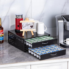 Metal frame detail of FlagShip K Cup Organizer Drawer