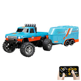Flashstar Mini Rc Truck blue-a 1:64 scale profile
