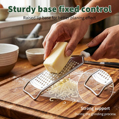 Stainless steel butter grater that won't rust
