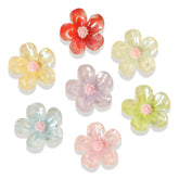 Flower Fridge Magnets 21 piece resin set in colorful design