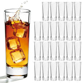 Flrolove 24 pack heavy base shot glasses bulk front view