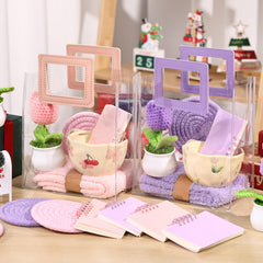 Coasters included in six set gift package