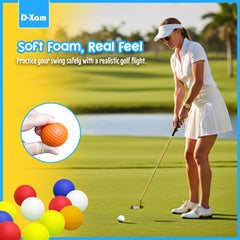 Foam golf balls 41mm lightweight easy tracking