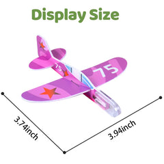 Easy to assemble foam gliders with wings and propeller