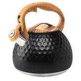 Foedo 3.2Qt stainless steel whistling tea kettle front view