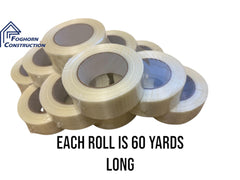 2 inch wide filament tape 60 yard rolls