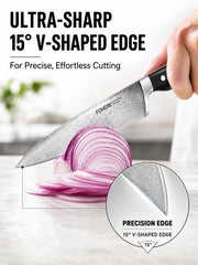 FOHERE full tang tri riveted ergonomic handles