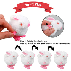 hard plastic core with fluffy plush foimas wind up toy