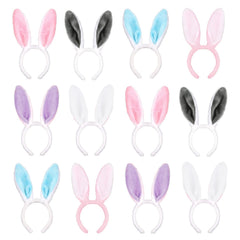 FOIMAS plush bunny ears headbands assorted colors