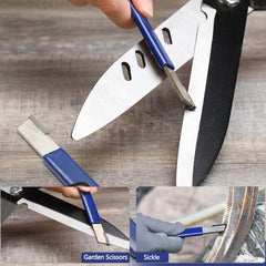 Folding Pocket Diamond Knife Sharpener included in kit