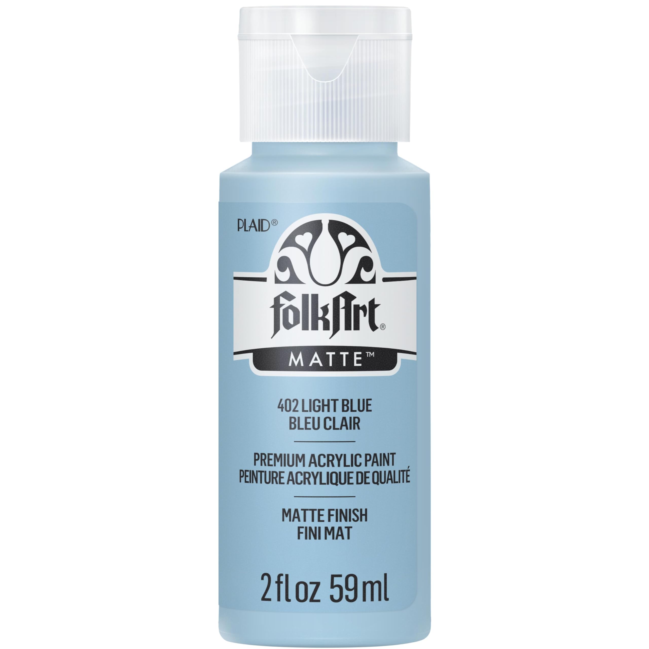 FolkArt Acrylic Paint 402 Light Blue 2 oz bottle