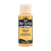 FolkArt multisurface metallic paint Bright Gold 2 oz bottle