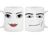 Fonhark Funny Gamer Mug Set 11oz white ceramic pack of 2
