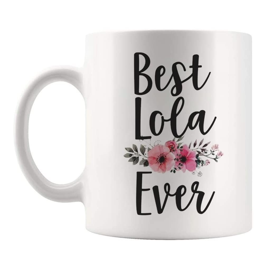Fonhark Lola Coffee Mug 11 Oz white ceramic