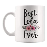 Fonhark Lola Coffee Mug 11 Oz white ceramic