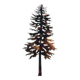 Forest Tree 22 inch tall pine tree metal wall art ready to hang