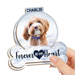 Forever in My Heart Pet Loss Car Visor Clip product image