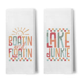Foritho Boho Summer Lake Kitchen Towels 16x24 Set of 2